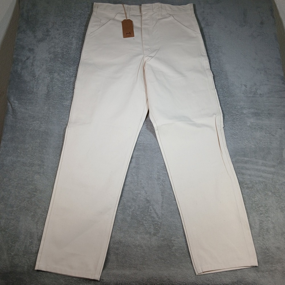 Stan Ray Painter Pants Mens 36x32 Solid Regular Fit Cotton Work